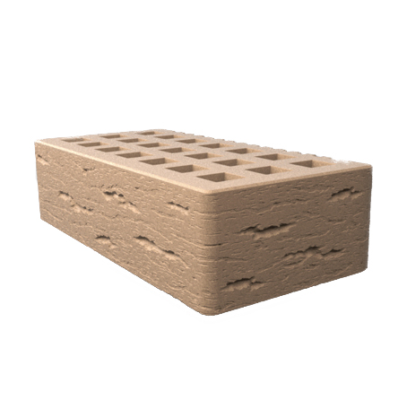 Саранский кирпич лицевой (СЗЛК) 1НФ бежевый ольха3