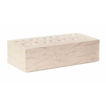 Ижевский кирпич лицевой 1НФ Гляссе Премиум (белые сливки) брик