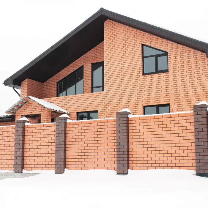 Ключищинский кирпич лицевой 1.4НФ персик гладкий