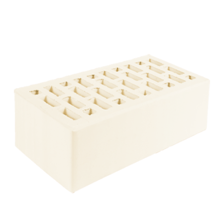 Кирпич лицевой пустотелый Норский 1,4НФ белый гладкий