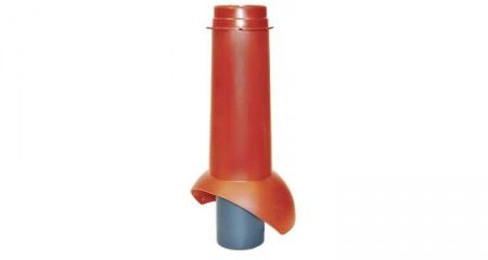 Выход канализации Pipe-VT 110 изолированный красный