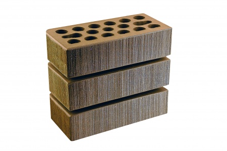 Керма Премиум кирпич лицевой 1НФ коричневый Brown Diamonds