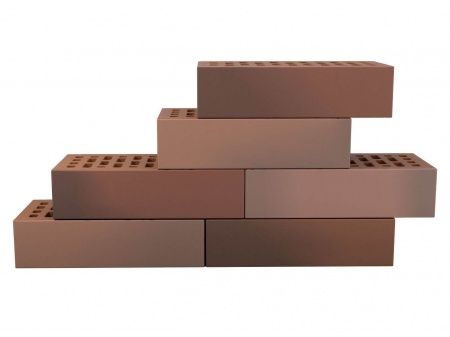 Кирово-Чепецкий кирпич лицевой 1НФ меларен гладкий