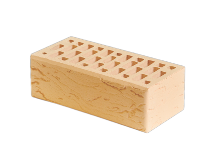 Маркинский кирпич лицевой 1.4НФ солома 01 риф