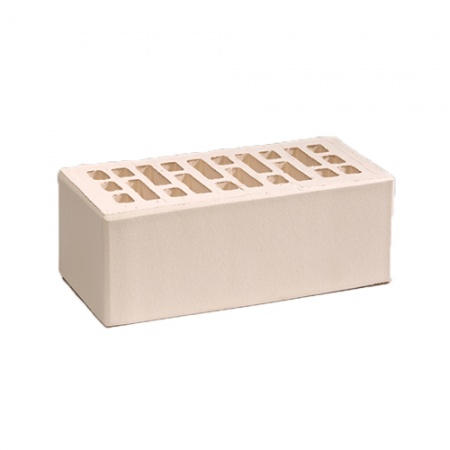 Воротынский кирпич лицевой 1,4НФ белый жемчуг гладкий