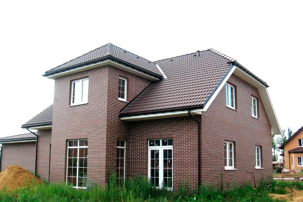 Саранский кирпич лицевой 1.4НФ шоколад гладкий