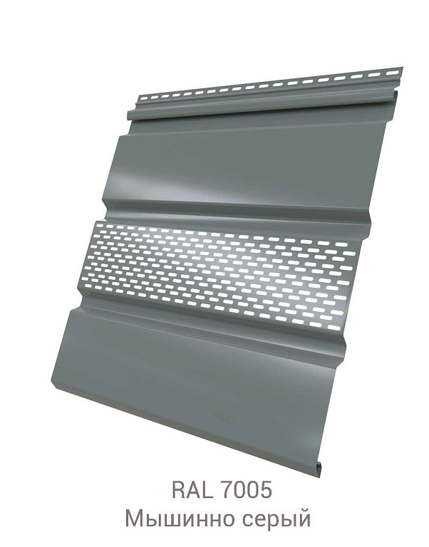 Софит металлический с частичной перфорацией Grand Line Print РФ 0.45